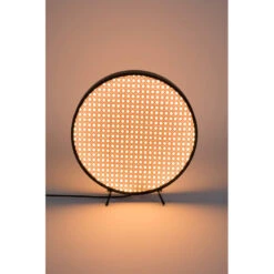 Lampe De Table Sien En Rotin Et Bois - Zuiver -Magasin À Domicile lampe de table sien en rotin et bois zuiver 2