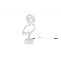 Trio Lampe Déco Flamant Rose Néon Led -Magasin À Domicile lampe deco flamant rose neon led 1