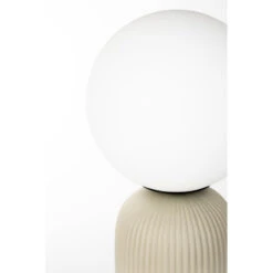 Lampe Design Beige Céramique Dash M - Zuiver -Magasin À Domicile lampe design beige ceramique dash m zuiver 4