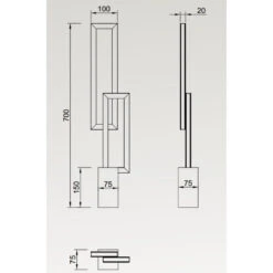 Lampe Design Led MURAL - Mantra -Magasin À Domicile lampe design led mural mantra 2