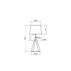 Lampe En Bois Zazou LT Par Aluminor -Magasin À Domicile lampe en bois zazou lt par aluminor 2