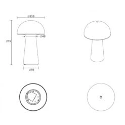 Trio Lampe Rechargeable De Jardin Lennon -Magasin À Domicile lampe rechargeable de jardin lennon 6