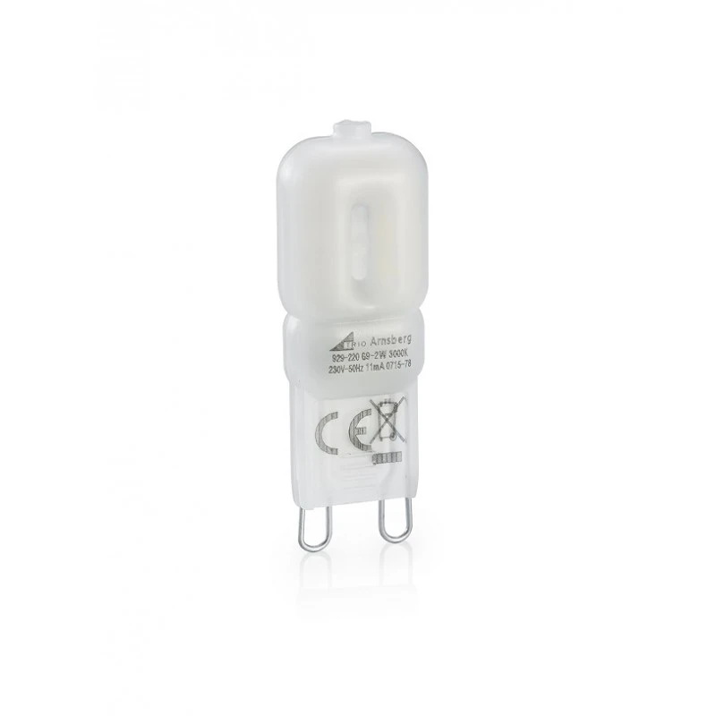 Trio Lot 2 Ampoules LED G9, 2W, 200 Lm 3 Trio Lot 2 Ampoules LED G9, 2W, 200 Lm