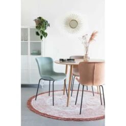 Lot De 2 - Chaise De Salon En Tissu Junzo -Magasin À Domicile lot 2 chaise salon tissu junzo 11