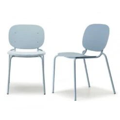 Lot De 2 Chaises Si-Si Intérieur Extérieur En Métal