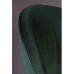 Lot De 2 Chaises En Velours Pieds Bois Dutchbone - BARBARA -Magasin À Domicile lot 2 chaises velours pieds bois dutchbone barbara 9