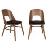 Lot 2 Chaises Vintages En Bois Assise Mousse Dutchbone - TALIKA