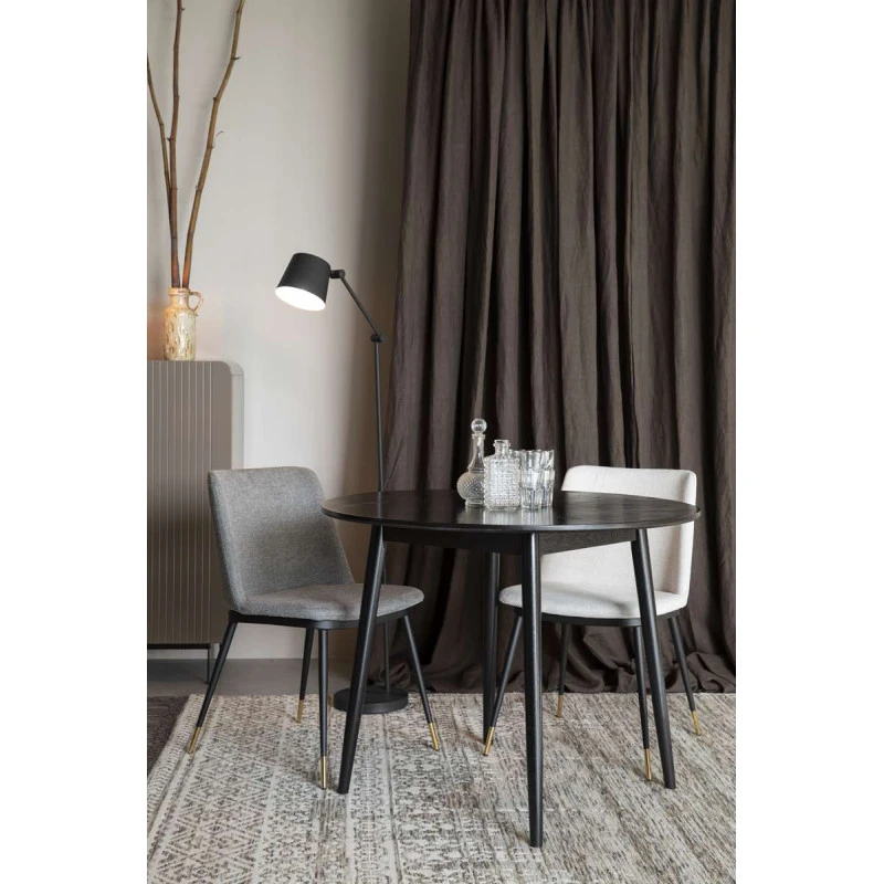 Lot De 2 Chaises Design En Tissu LIONEL - Boite à Design 4 Lot De 2 Chaises Design En Tissu LIONEL - Boite à Design – Image 2