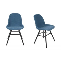 Lot De 2 Chaises Scandinaves ALBERT KUIP SOFT Tissu - Zuiver