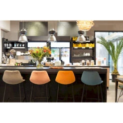 Lot De 2 Tabourets En Velours Franky 65 Cm - Dutchbone -Magasin À Domicile lot de 2 tabourets en velours franky 65 cm dutchbone 13