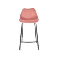 Lot De 2 Tabourets En Velours Franky 65 Cm - Dutchbone -Magasin À Domicile lot de 2 tabourets en velours franky 65 cm dutchbone 2