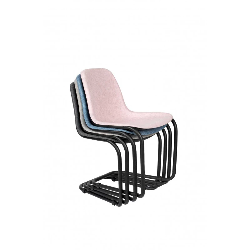 Lot De Deux Chaises Thirsty Avec Coque En Bouteilles Recyclées - Zuiver 8 Lot De Deux Chaises Thirsty Avec Coque En Bouteilles Recyclées - Zuiver – Image 6