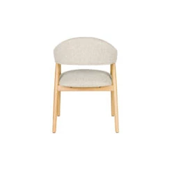 Lot De Deux - Fauteuil Bois Et Tissu - INDY -Magasin À Domicile lot deux fauteuil bois et tissu indy 7