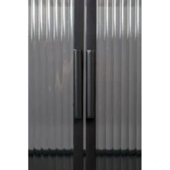 Meuble De Rangement Small Boli Métal Noir Et Verre - Dutchbone -Magasin À Domicile meuble de rangement small boli metal noir et verre dutchbone 5