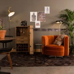 Meuble Desserte à Vin En Bois Lico - Dutchbone -Magasin À Domicile meuble desserte a vin en bois lico dutchbone 1