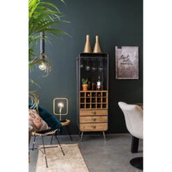 Meuble Range Bouteilles Industriel Vino -Magasin À Domicile meuble range bouteilles industriel vino 13