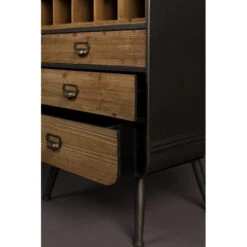 Meuble Range Bouteilles Industriel Vino -Magasin À Domicile meuble range bouteilles industriel vino 15