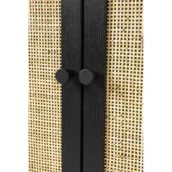 Meuble TV Buffet Bois Et Rotin Guuji 16 Meuble TV Buffet Bois Et Rotin Guuji -Magasin À Domicile meuble tv buffet bois rotin guuji 2