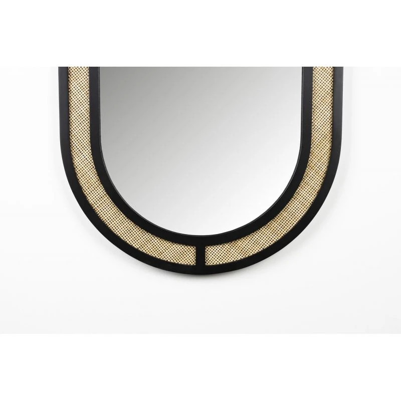 Miroir Décoratif Rotin AIDA Ovale - Boite à Design 7 Miroir Décoratif Rotin AIDA Ovale - Boite à Design – Image 5