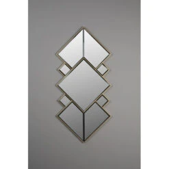 Miroir Mural Losange Miyu - Dutchbone -Magasin À Domicile miroir mural losange miyu dutchbone 2