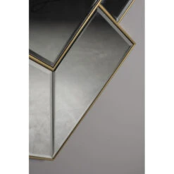 Miroir Mural Losange Miyu - Dutchbone -Magasin À Domicile miroir mural losange miyu dutchbone 5