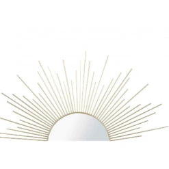 Miroir Rond 60 Cm Métal Et Or Sunny -Magasin À Domicile miroir rond 60 cm metal et or sunny 5
