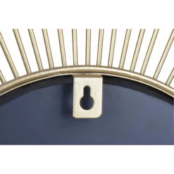 Miroir Rond 60 Cm Métal Et Or Sunny -Magasin À Domicile miroir rond 60 cm metal et or sunny 6