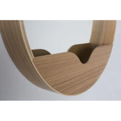 Miroir Round Wall En Bois Zuiver -Magasin À Domicile miroir round wall en bois zuiver 2
