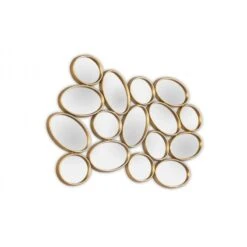 Multi Miroirs Design Couleur Or MADITA