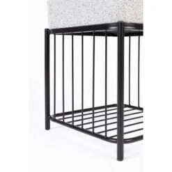 Petit Tabouret Carré Avec Coussin Milou -Magasin À Domicile petit tabouret carre avec coussin milou 7