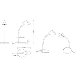 Petite Lampe Led Design Capuccina - Mantra -Magasin À Domicile petite lampe led design capuccina mantra 2