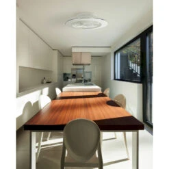 Plafonnier Led Avec Ventilateur Silencieux Alisio - Mantra -Magasin À Domicile plafonnier led avec ventilateur silencieux alisio mantra 2