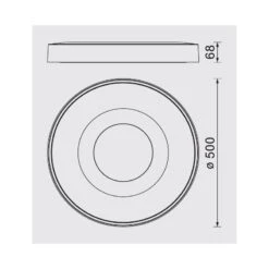 Plafonnier Rond COIN En LED 38cm - Mantra 9 Plafonnier Rond COIN En LED 38cm - Mantra -Magasin À Domicile plafonnier rond coin en led 38cm mantra 3