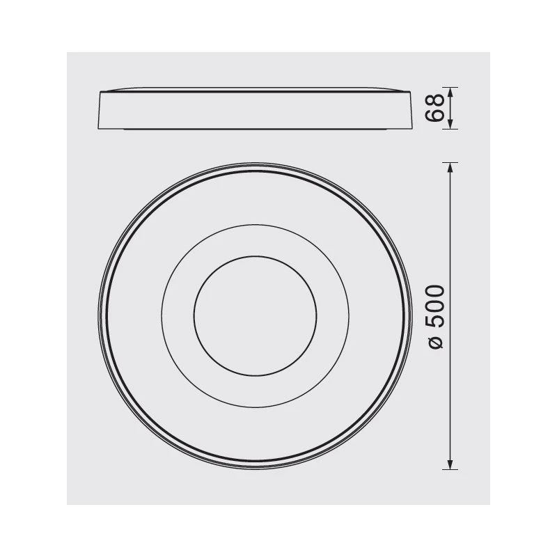 Plafonnier Rond COIN En LED 38cm - Mantra 6 Plafonnier Rond COIN En LED 38cm - Mantra – Image 4