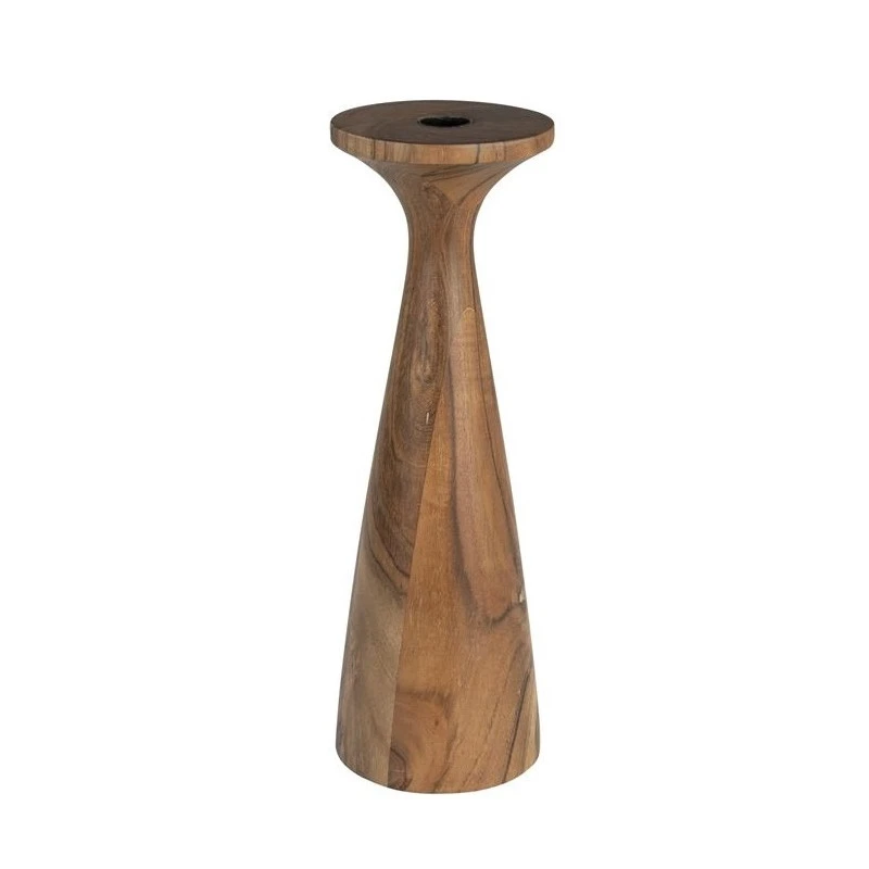 Porte Bougie En Bois Taille L - Flames - Zuiver 3 Porte Bougie En Bois Taille L - Flames - Zuiver