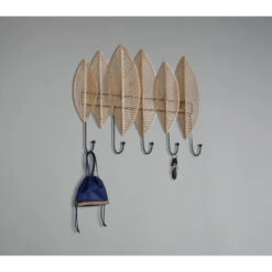 Porte Manteaux Cinq Croches Fleurs PALMA -Magasin À Domicile porte manteaux cinq croches fleurs palma 5