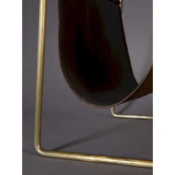 Porte-revues Vintage Métal Cuir SCHOLAR - Dutchbone 20 Porte-revues Vintage Métal Cuir SCHOLAR - Dutchbone -Magasin À Domicile porte revues vintage metal cuir scholar dutchbone 8