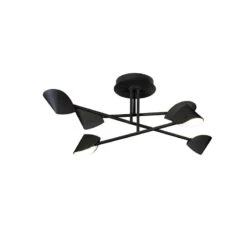 Semi-plafonnier Led Design Capuccina 6L 90 Cm- Mantra