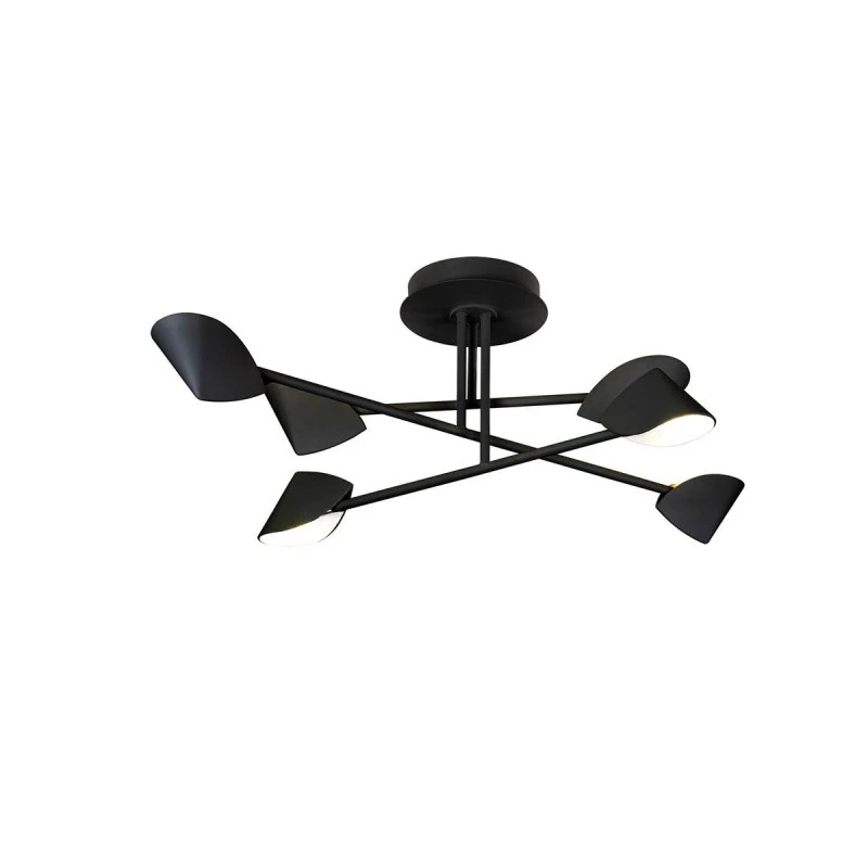 Semi-plafonnier Led Design Capuccina 6L 90 Cm- Mantra 3 Semi-plafonnier Led Design Capuccina 6L 90 Cm- Mantra