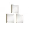 Set De 3 Miroirs Carrés Vintage ALEXA 1 Set De 3 Miroirs Carrés Vintage ALEXA -Magasin À Domicile set 3 miroirs carres vintage alexa