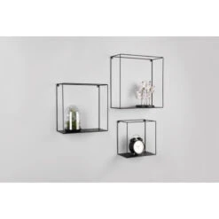 Set De Trois étagères Murales Anita -Magasin À Domicile set de trois etageres murales anita 11