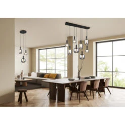 Trio Suspension 3 Lampes En Verre - DIVA -Magasin À Domicile suspension 3 lampes verre diva 2