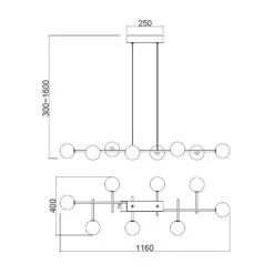 Suspension CELLAR 8L Métal Et Verre - Mantra -Magasin À Domicile suspension cellar 8l metal et verre mantra 3