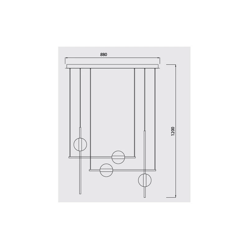 Suspension Design Cuba Or Et Noir 4L - Mantra 8 Suspension Design Cuba Or Et Noir 4L - Mantra – Image 6