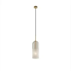 Suspension Design Glam En Verre 38 Cm