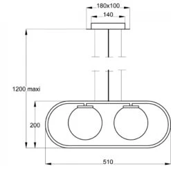 Suspension Design Tacatac Boules De Verre - Aluminor -Magasin À Domicile suspension design tacatac boules de verre aluminor 1