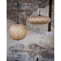 Suspension En Bois Ovale Bond - Dutchbone -Magasin À Domicile suspension en bois ovale bond dutchbone 5