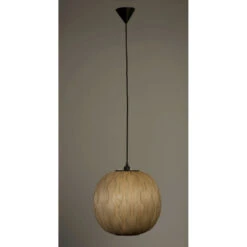 Suspension En Bois Ronde Bond - Dutchbone -Magasin À Domicile suspension en bois ronde bond dutchbone 1