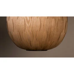 Suspension En Bois Ronde Bond - Dutchbone -Magasin À Domicile suspension en bois ronde bond dutchbone 2