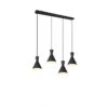 Trio Suspension En Ligne 4 Lampes - Enzo 2 Trio Suspension En Ligne 4 Lampes - Enzo -Magasin À Domicile suspension en ligne 4 lampes enzo